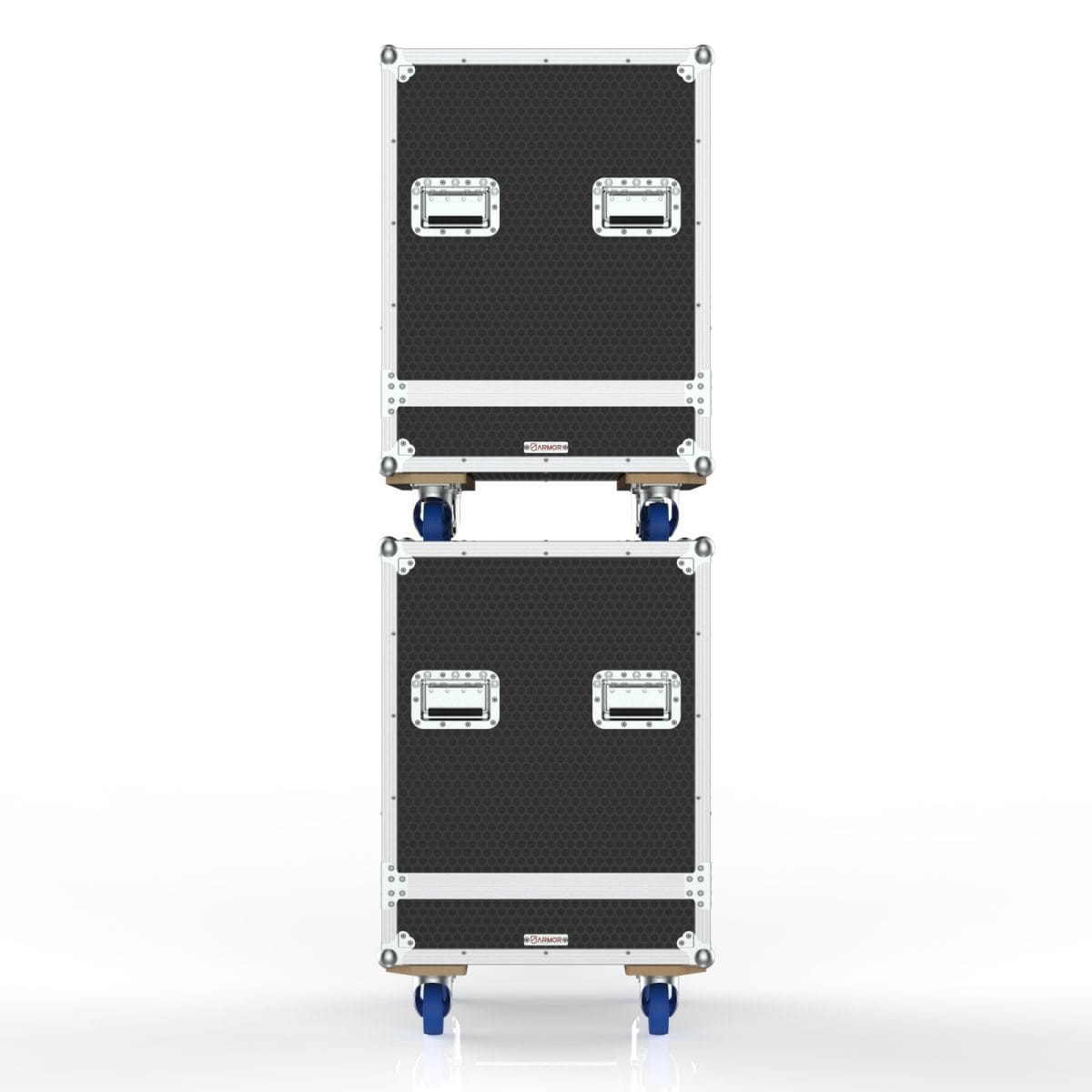 Custom Road Case For 2 Of Rcf Hdl 20-A Speakers