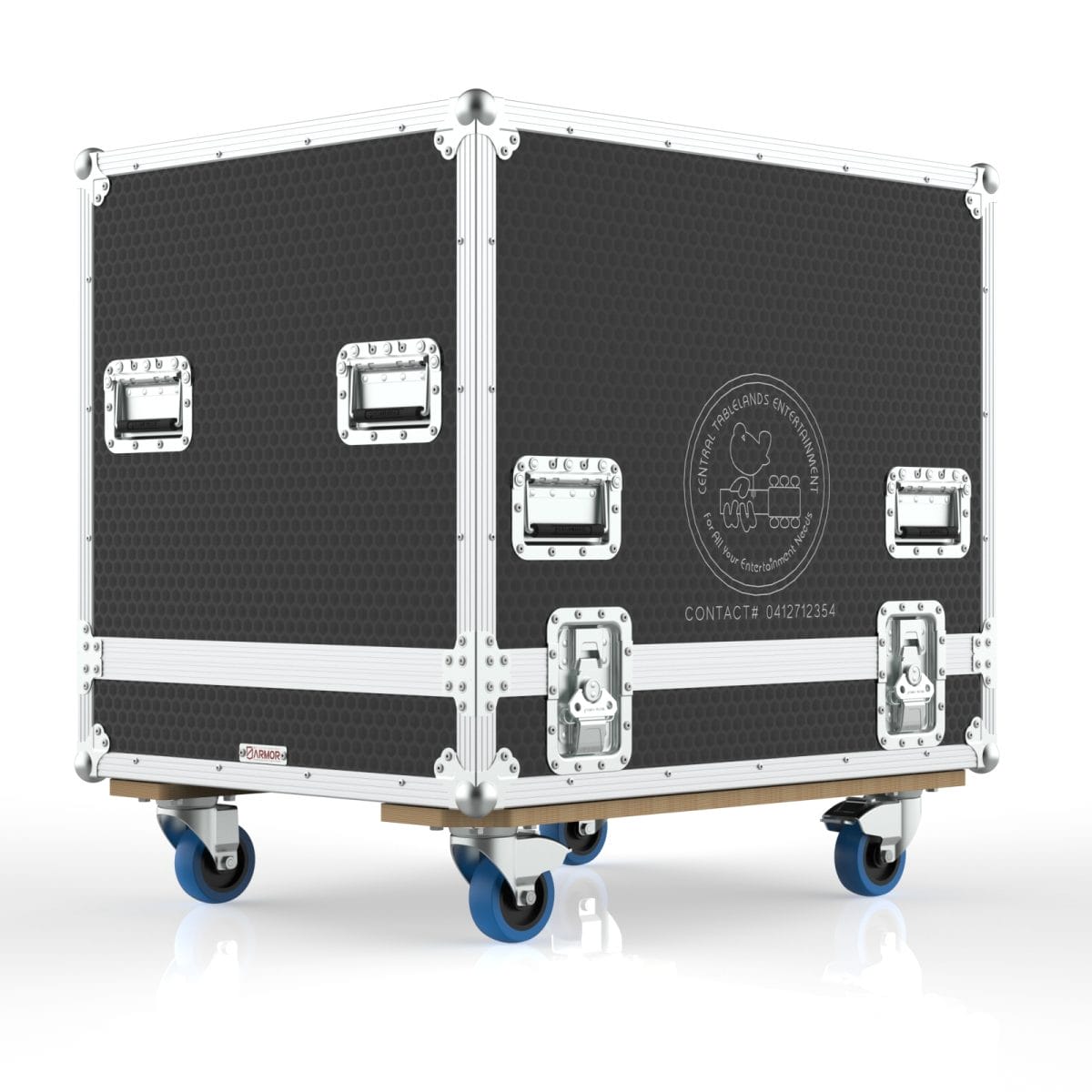 Single Speaker Transport Case For Yamaha Dsx18Xlf Powered Subwoofer W-Engrav