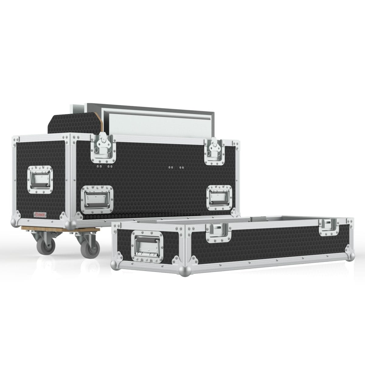 Road Cases For 2 Of 32” Philips Tv Screens, 32Bdl3550Q/75
