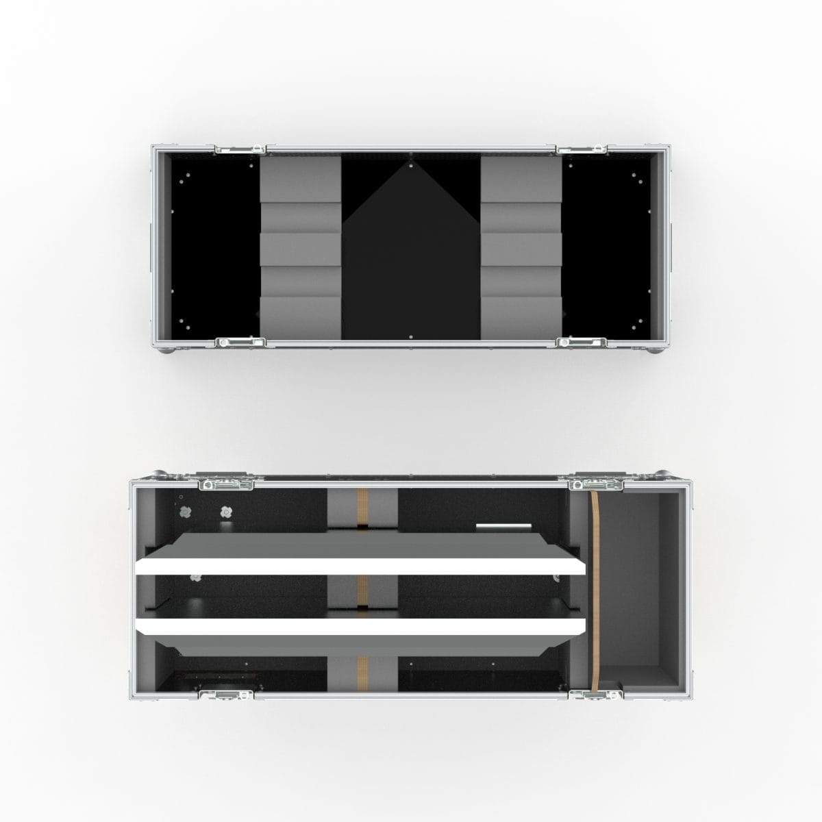 Road Cases For 2 Of 32” Philips Tv Screens, 32Bdl3550Q/75