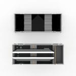 Road Cases For 2 Of 32” Philips Tv Screens, 32Bdl3550Q/75
