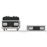 Twin Tv Case For 4 Of Lg 32” 32Lq630B6La Monitors
