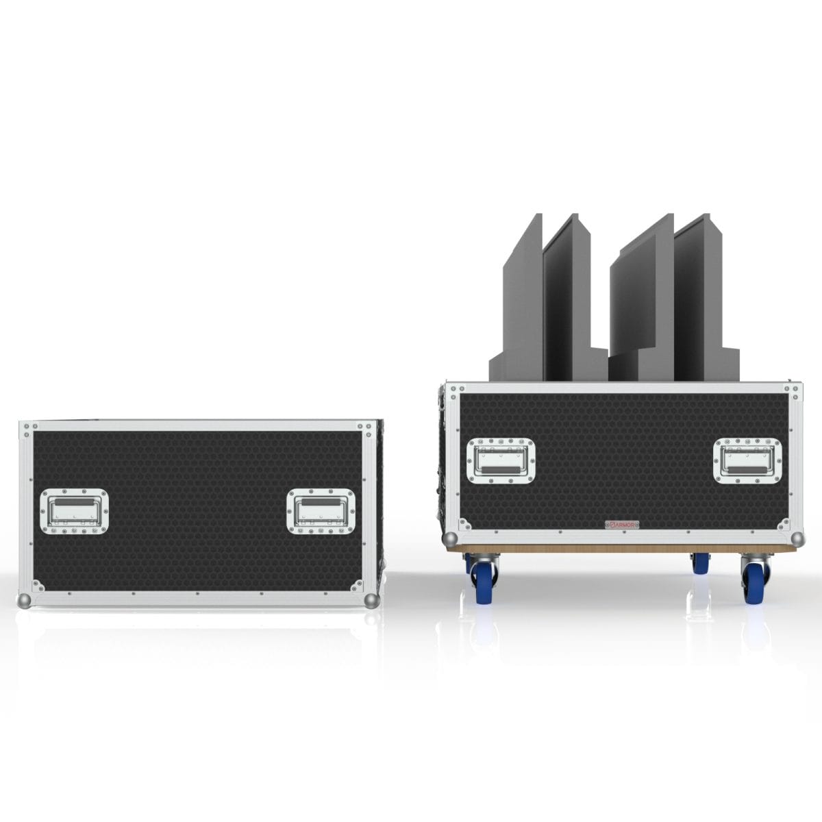 Road Case For 4 Of Sony Kd-55X75K 55” Screens