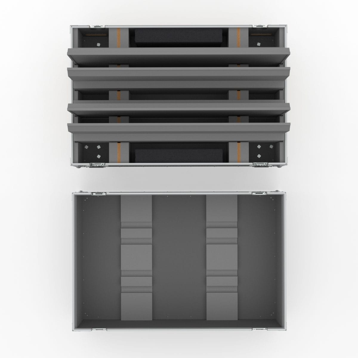Road Case For 4 Of Sony Kd-55X75K 55” Screens