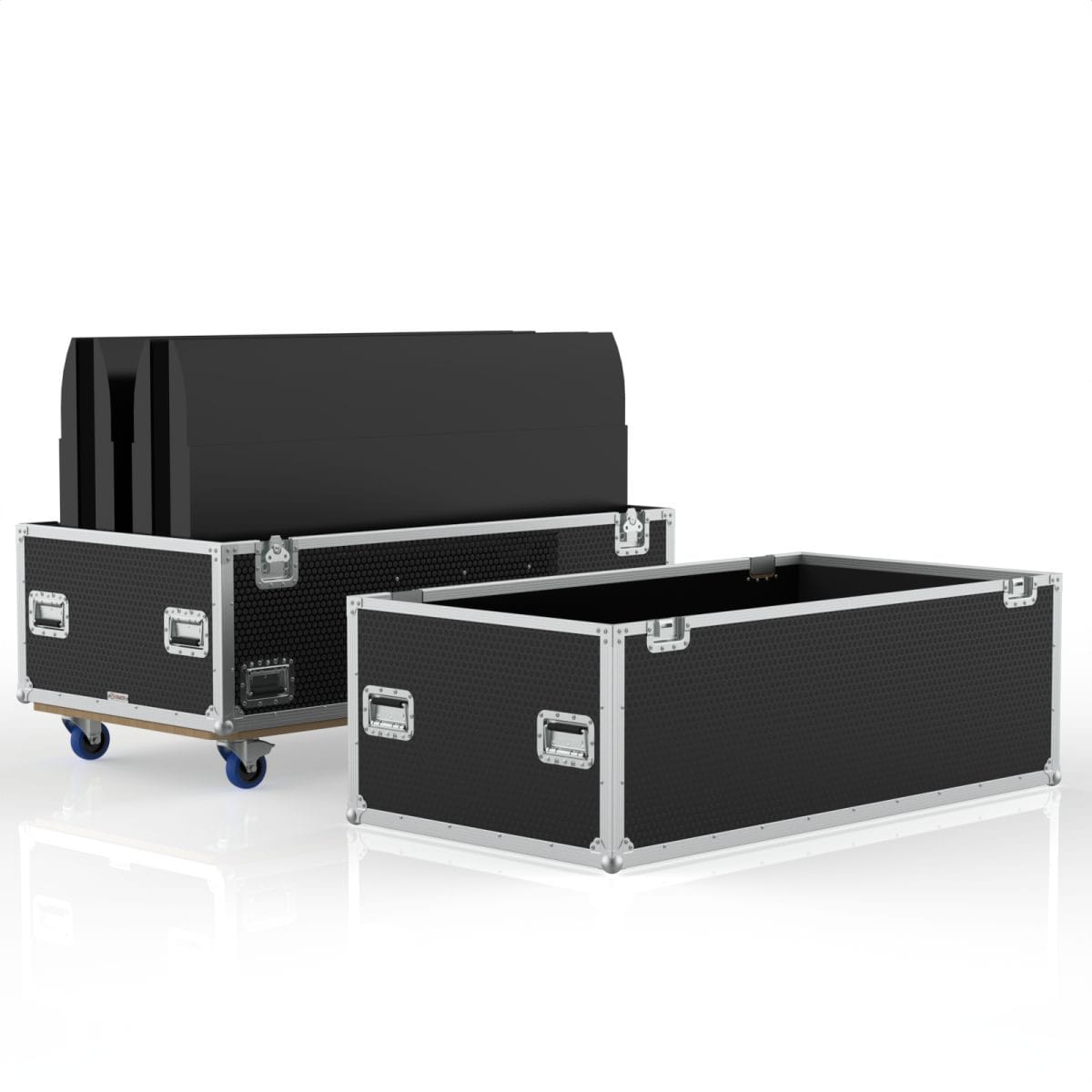 Road Case For 4 Of Sony Kd-65X80K 65” Screens