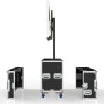 Road Case For Hisense 75&Quot; Tv Single Lid Motorized Lift