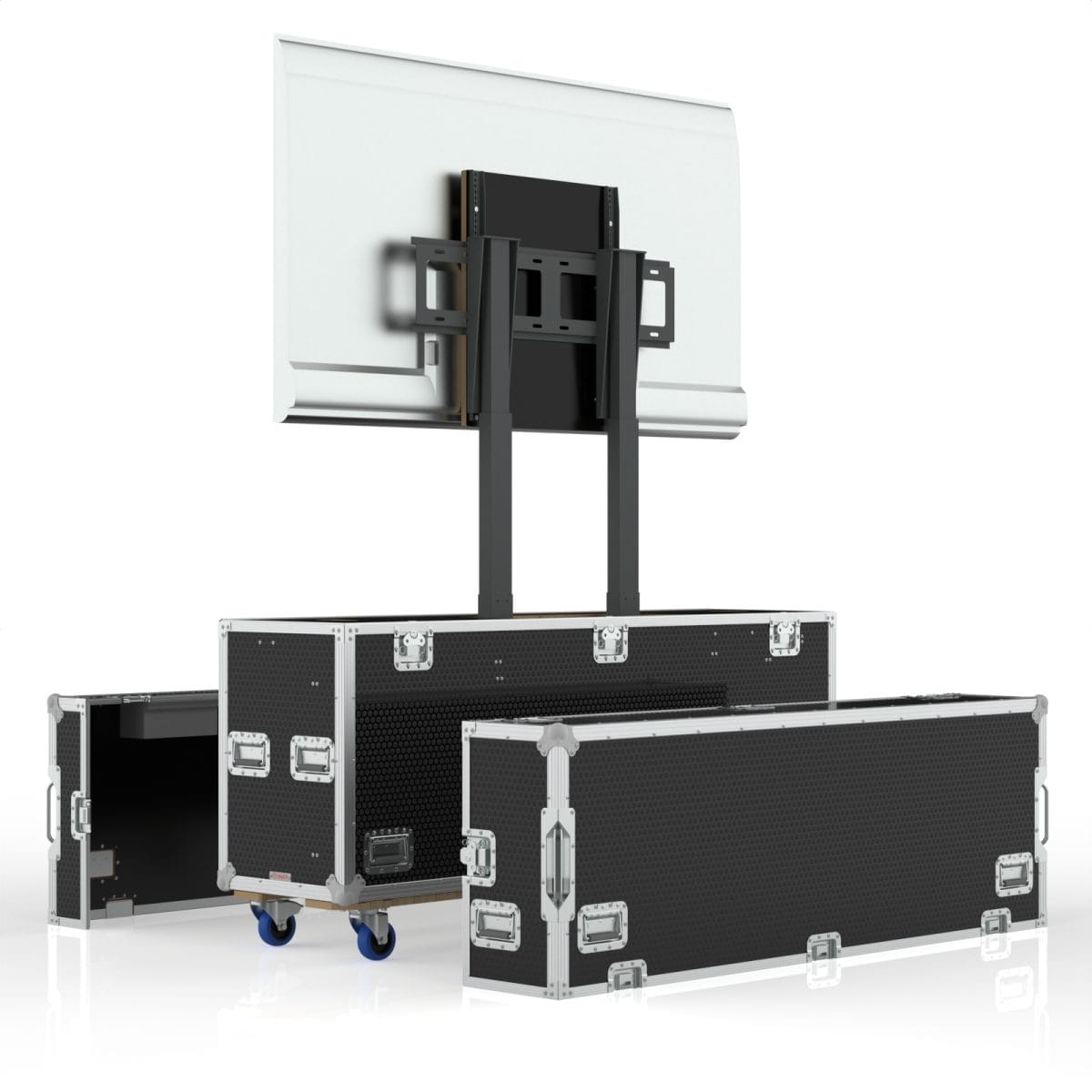 Road Case For Hisense 75&Quot; Tv Single Lid Motorized Lift
