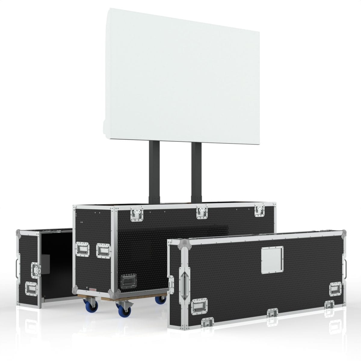 Road Case For Hisense 75&Quot; Tv Single Lid Motorized Lift