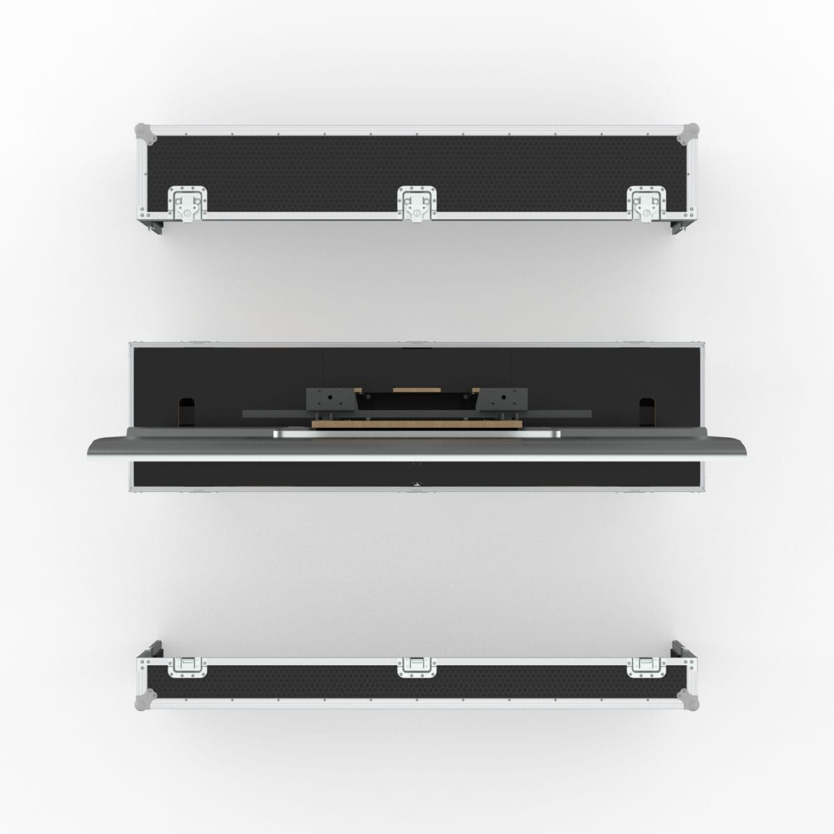 Road Case For Hisense 75&Quot; Tv Single Lid Motorized Lift
