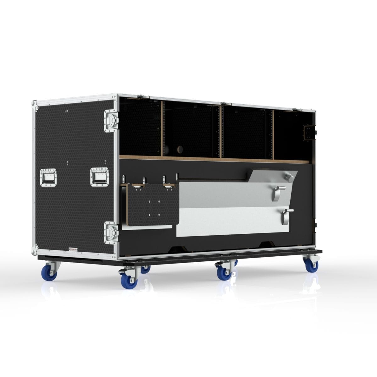 Workstation Road Case With Fold-Out Desk, Suits Ross Video Touchdrive Td2S