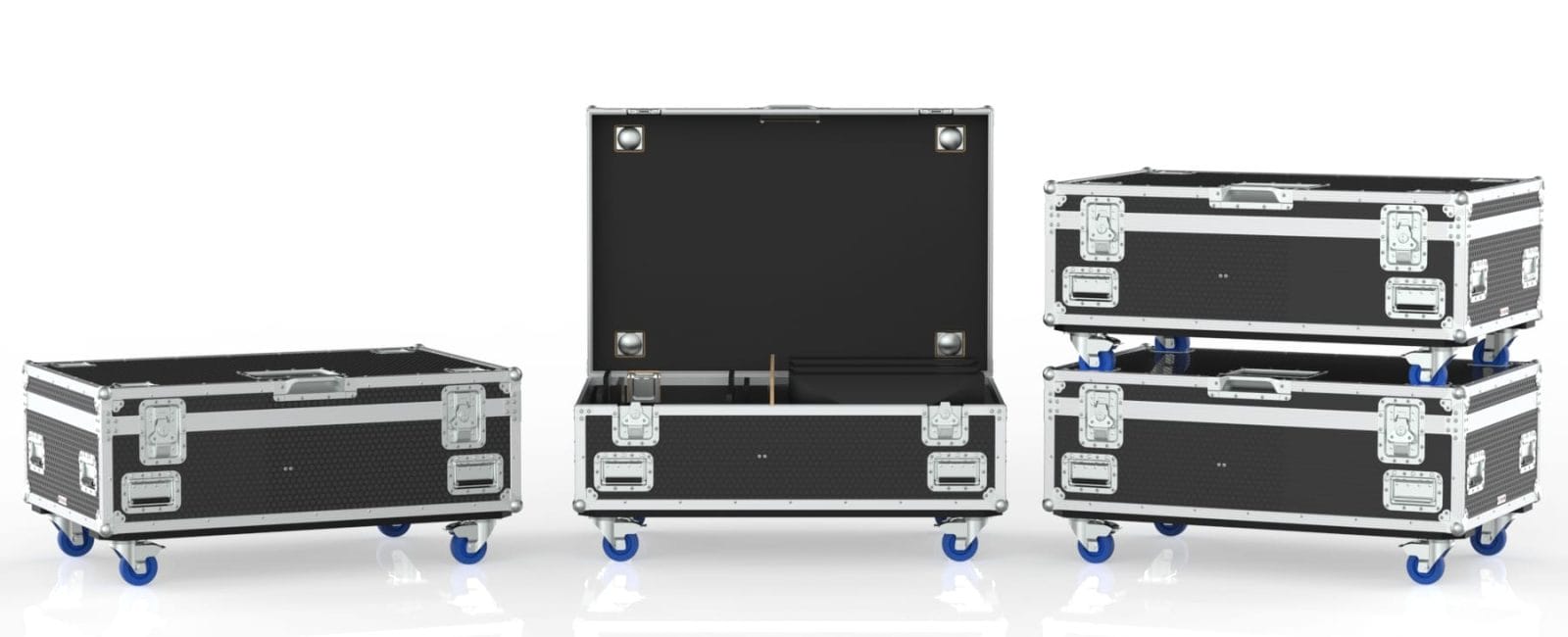 Road Case For 6X 24In Dell P2418 Monitors And Stands