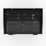 Armor Ws-Ax Series Workstation Road Case For Allen &Amp; Heath Avantis With 2 Rack Bays, Scene Change Lo
