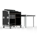 Armor Ws-Ax Series Workstation Road Case For Allen &Amp; Heath Avantis With 2 Rack Bays, Scene Change Lo