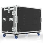 Workstation Case Fp2-S, With Vesa Mount For 2 Of 27&Quot; Monitors, 2 Standard Rack Bays
