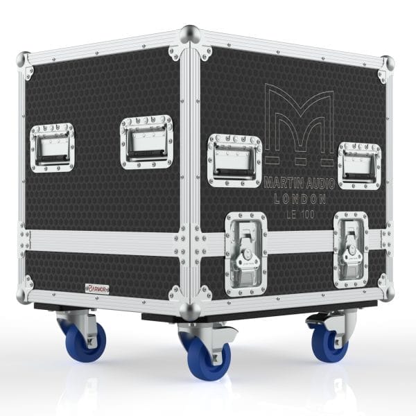 Road case for 2x Martin LE100 speakers