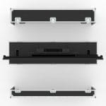 Road Case For 75Tr3Dk 75&Quot; Tv Split Lid Motorized Lift
