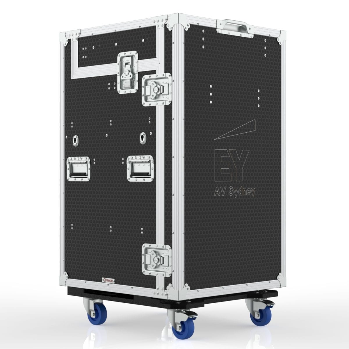Workstation Case For Blackmagic Atem Television Studio 4K8, 12U Standard Rack,Engraving Included