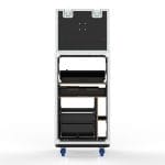 Workstation Case For Blackmagic Atem Television Studio 4K8, 12U Standard Rack,Engraving Included